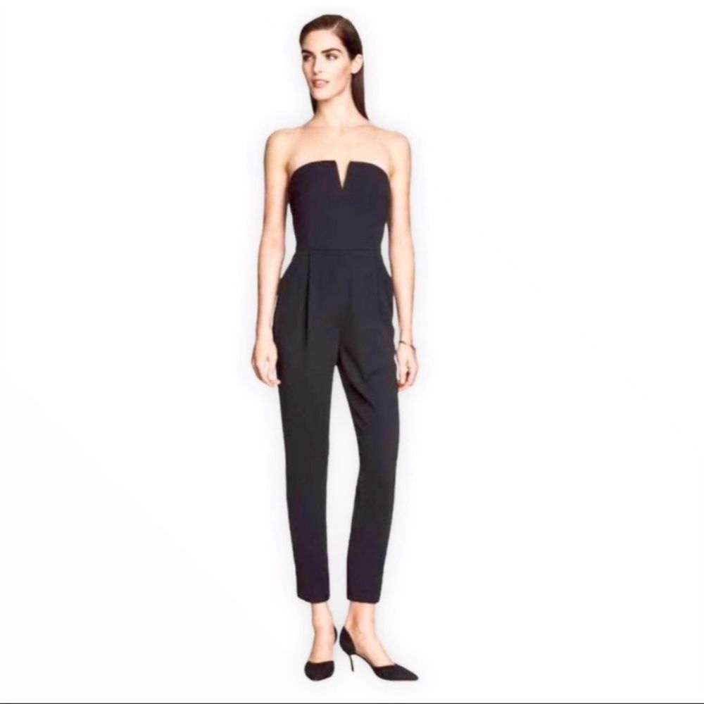Topshop Sparkle Bustier Jumpsuit